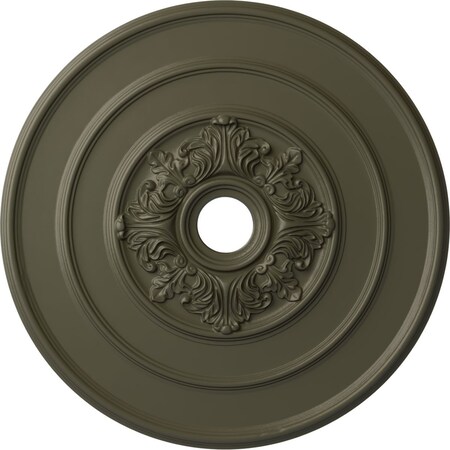 Ekena Millwork Traditional with Acanthus Leaves Ceiling Medallion, 26"OD x 3 1/8"ID x 1 1/2"P, Witch Hazel CM26TAWHF